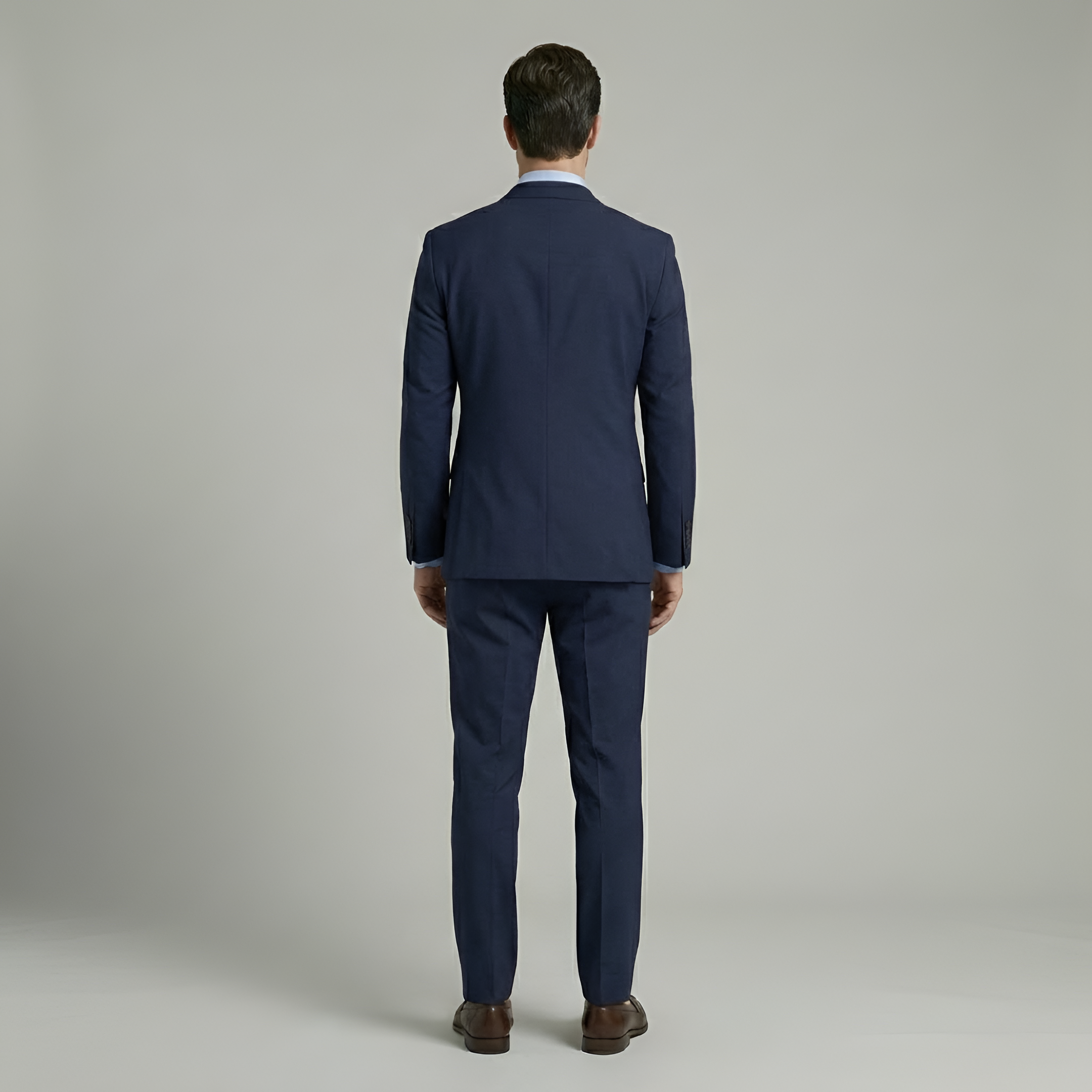 Braumier | Mens Two Piece Business Suit Jacket And Trousers Set