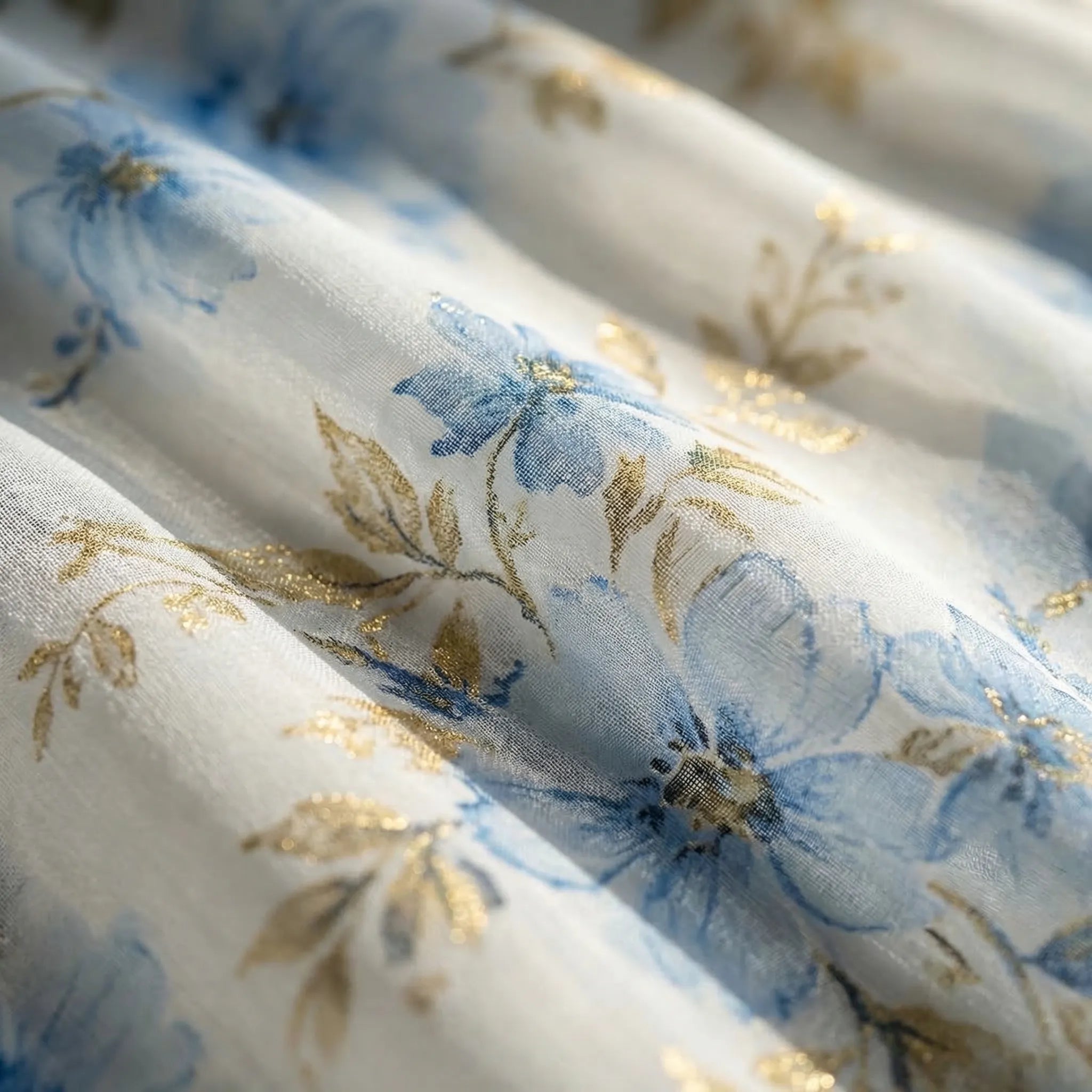 Floravia - Floral Print V-Neck Maxi Dress