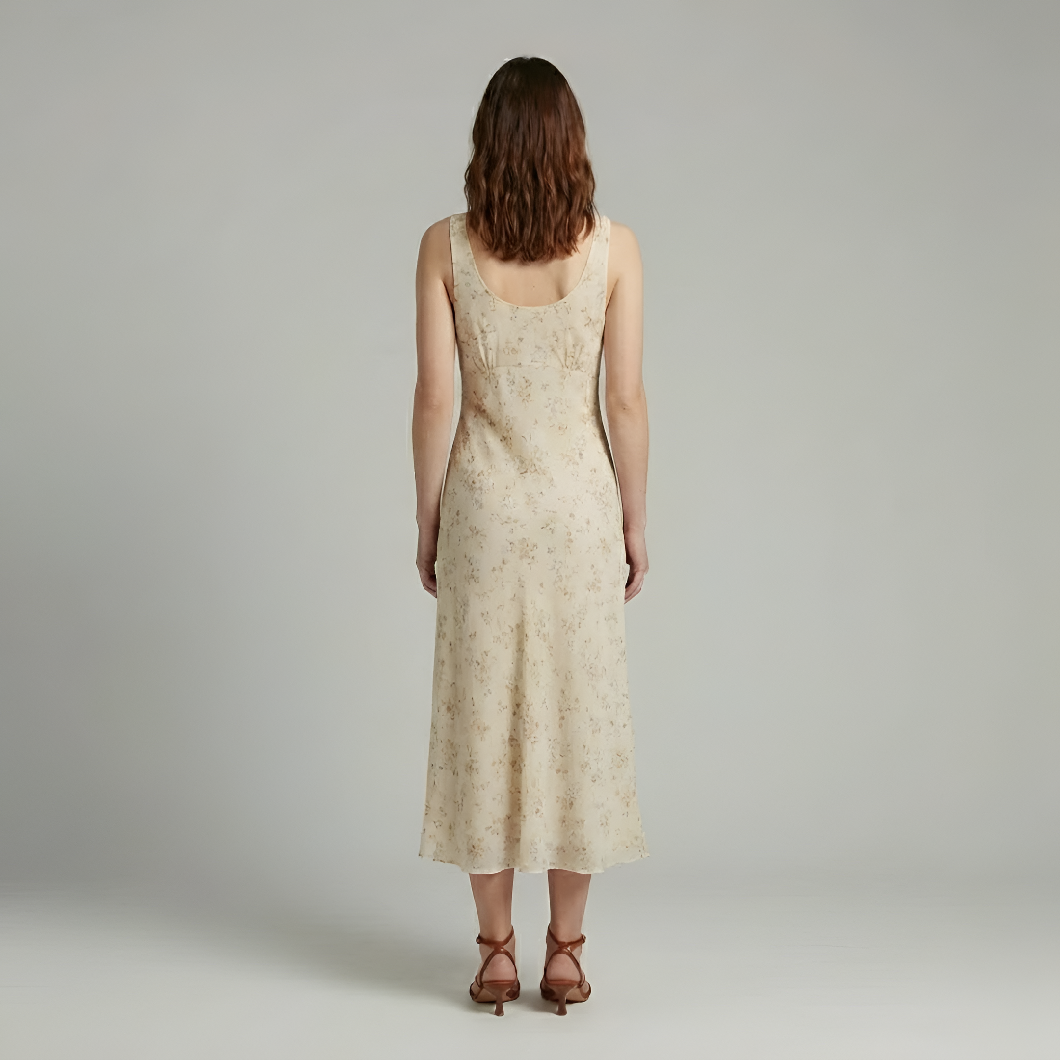 Braumier | Womens Strappy Mid Heel Ankle Strap Dress Sandals