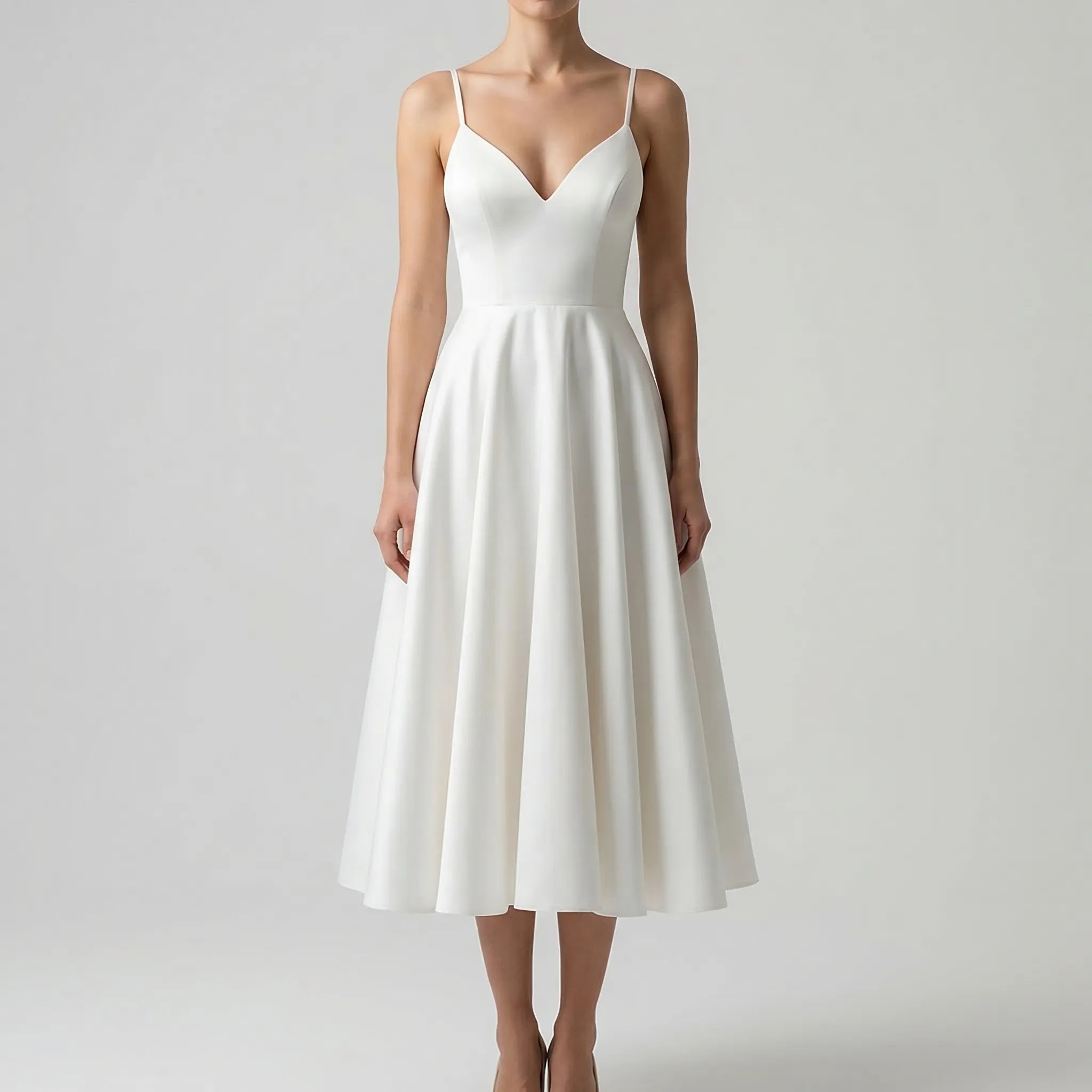 Veloire - Strappy Midi Dress For Weddings