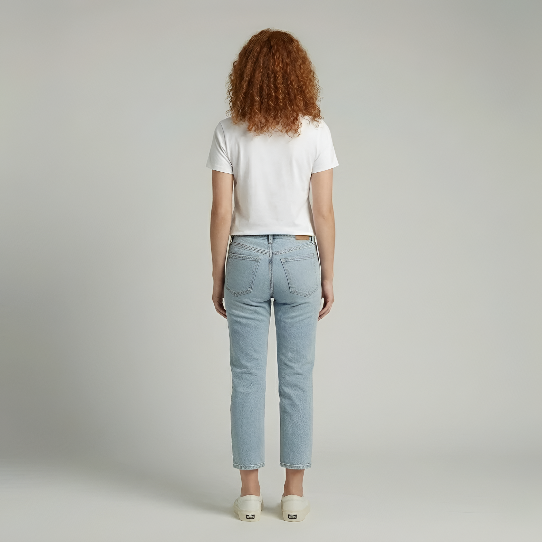 Braumier | Womens White Low Top Slip On Canvas Sneakers