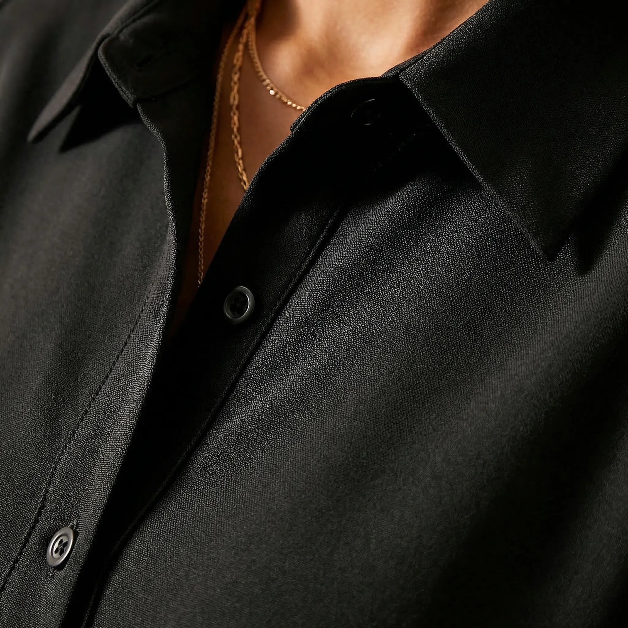 Beltressa - Belted Shirt Dress With Half Sleeves