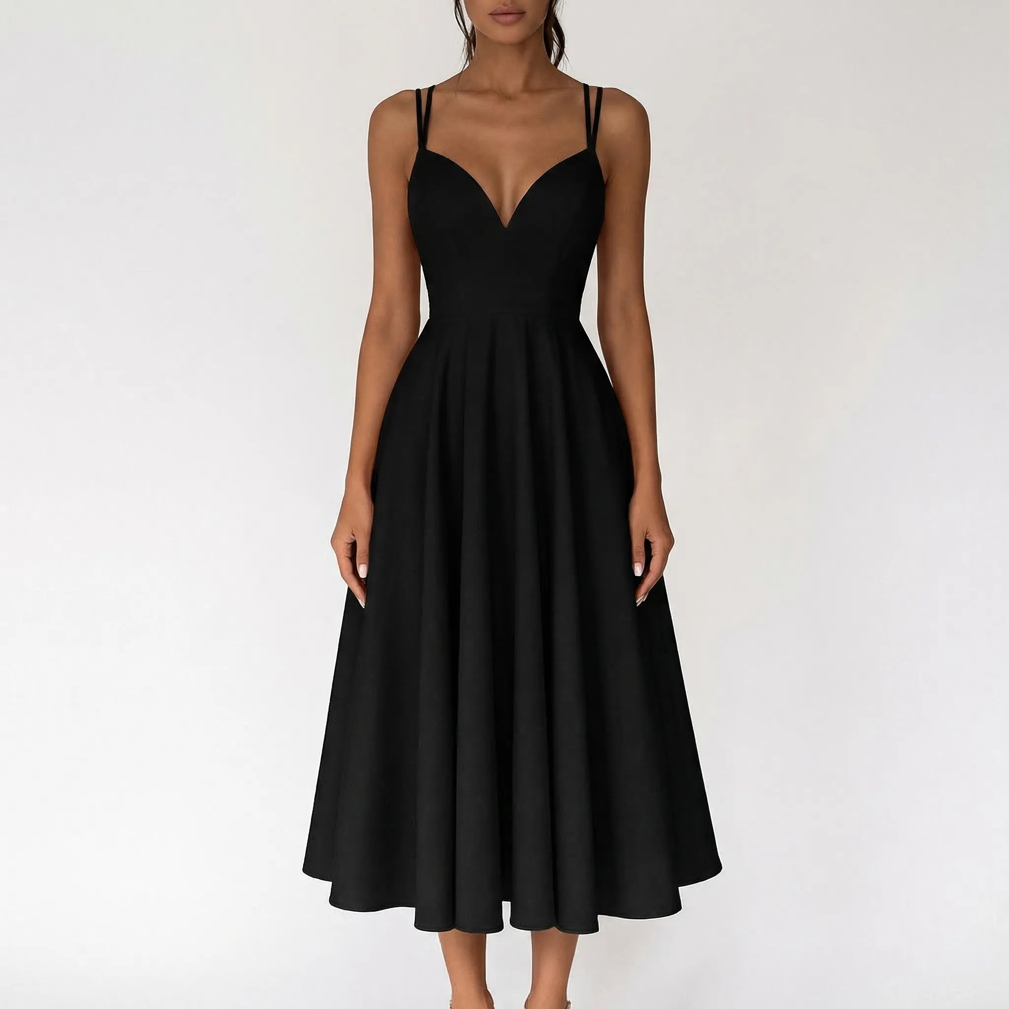 Veloire - Strappy Midi Dress For Weddings