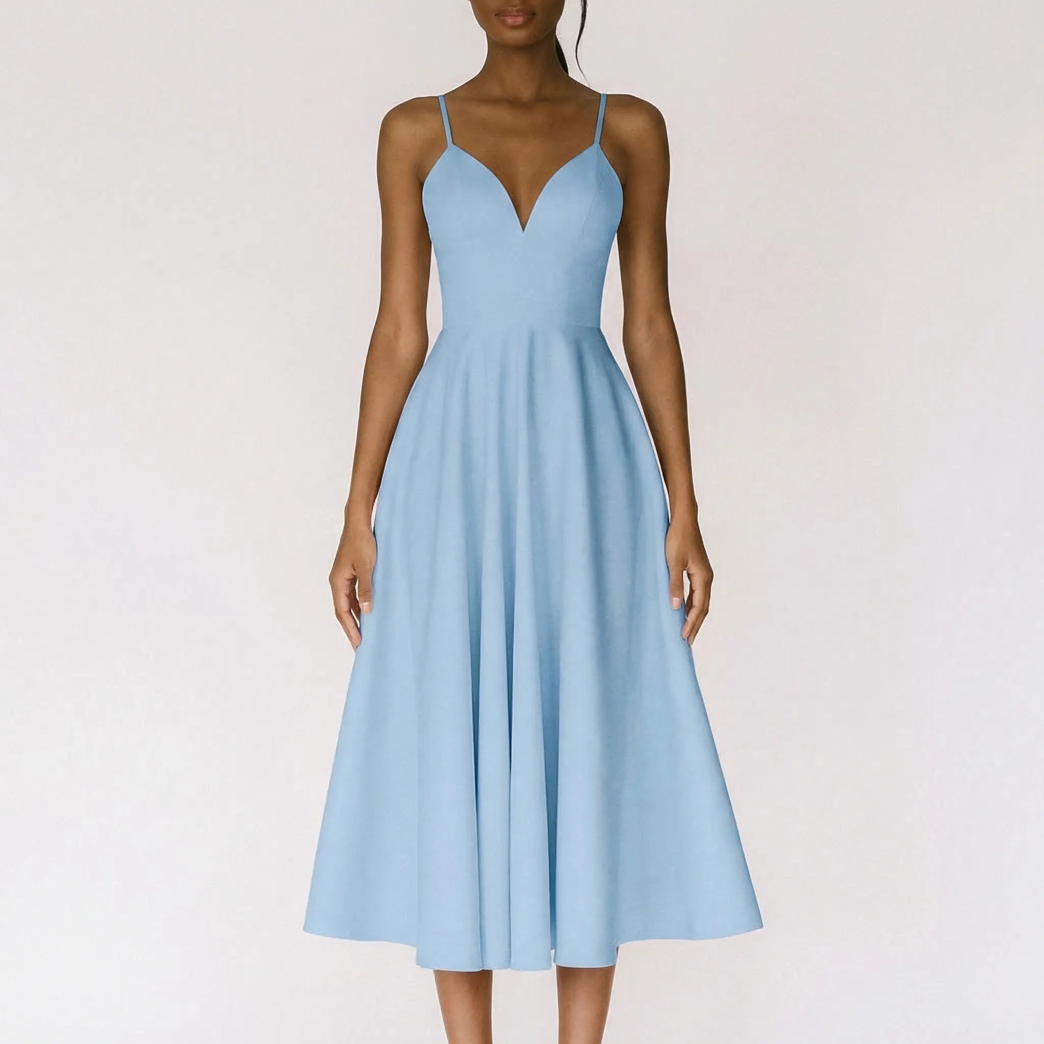 Veloire - Strappy Midi Dress For Weddings